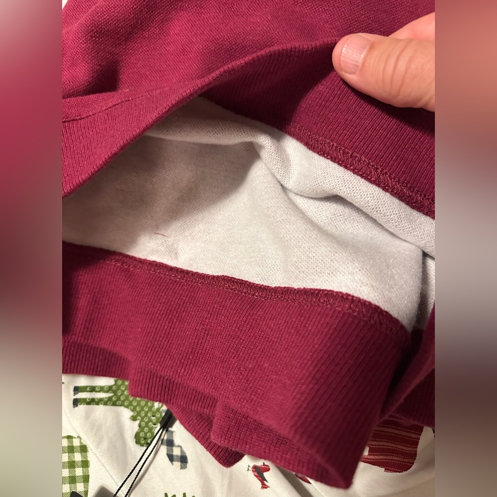NWT Walter Hagen Golf 1/4 Zip Mens Small Mid-Weight Pique Fleece Raspberry color - Picture 9 of 10